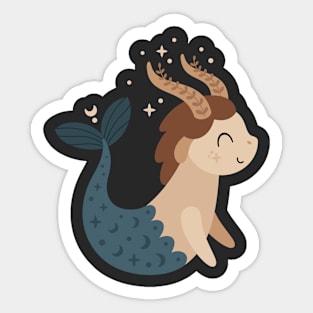 Capricorn Baby Zodiac Sign Sticker